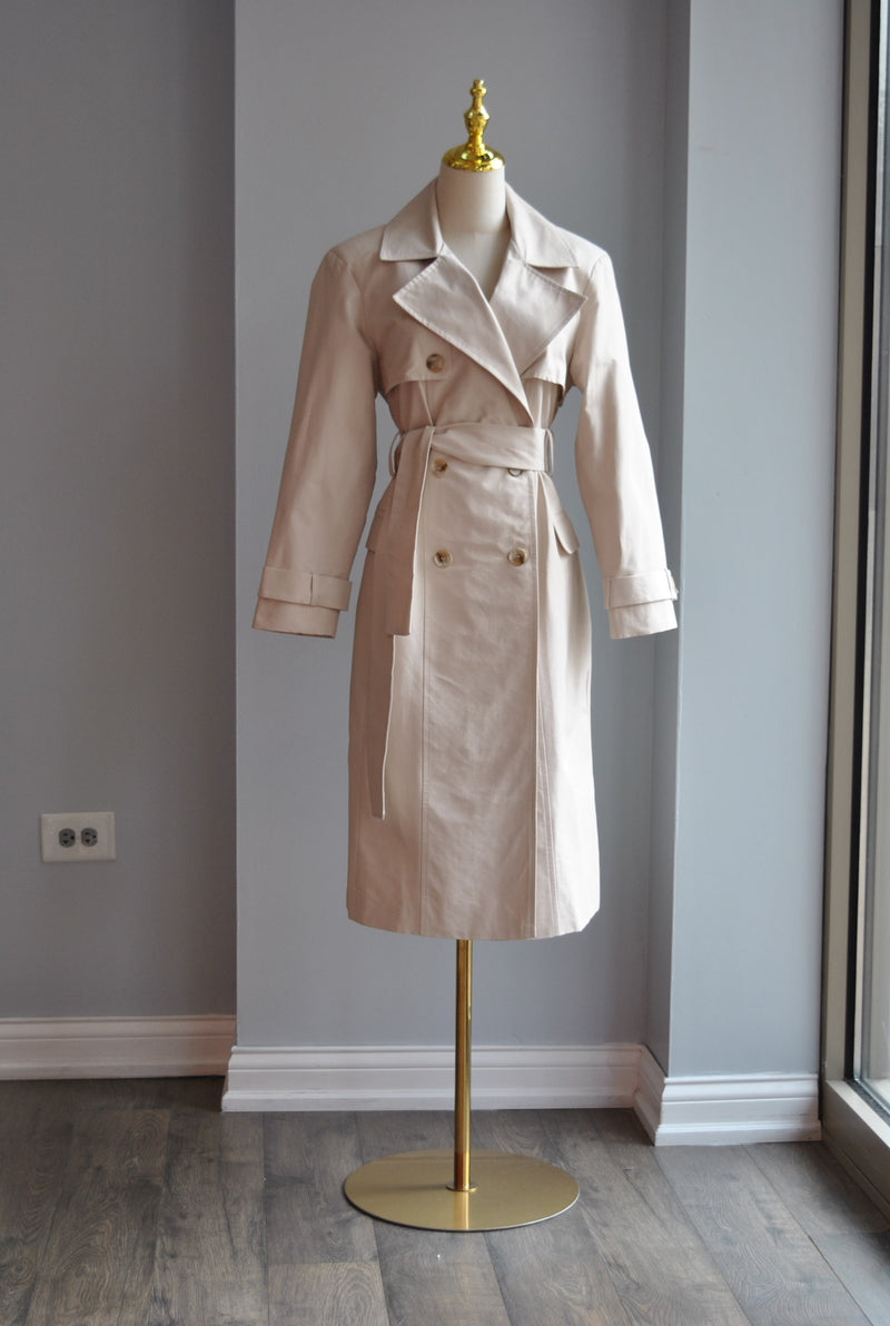 VANILLA SPRING TRENCH COAT
