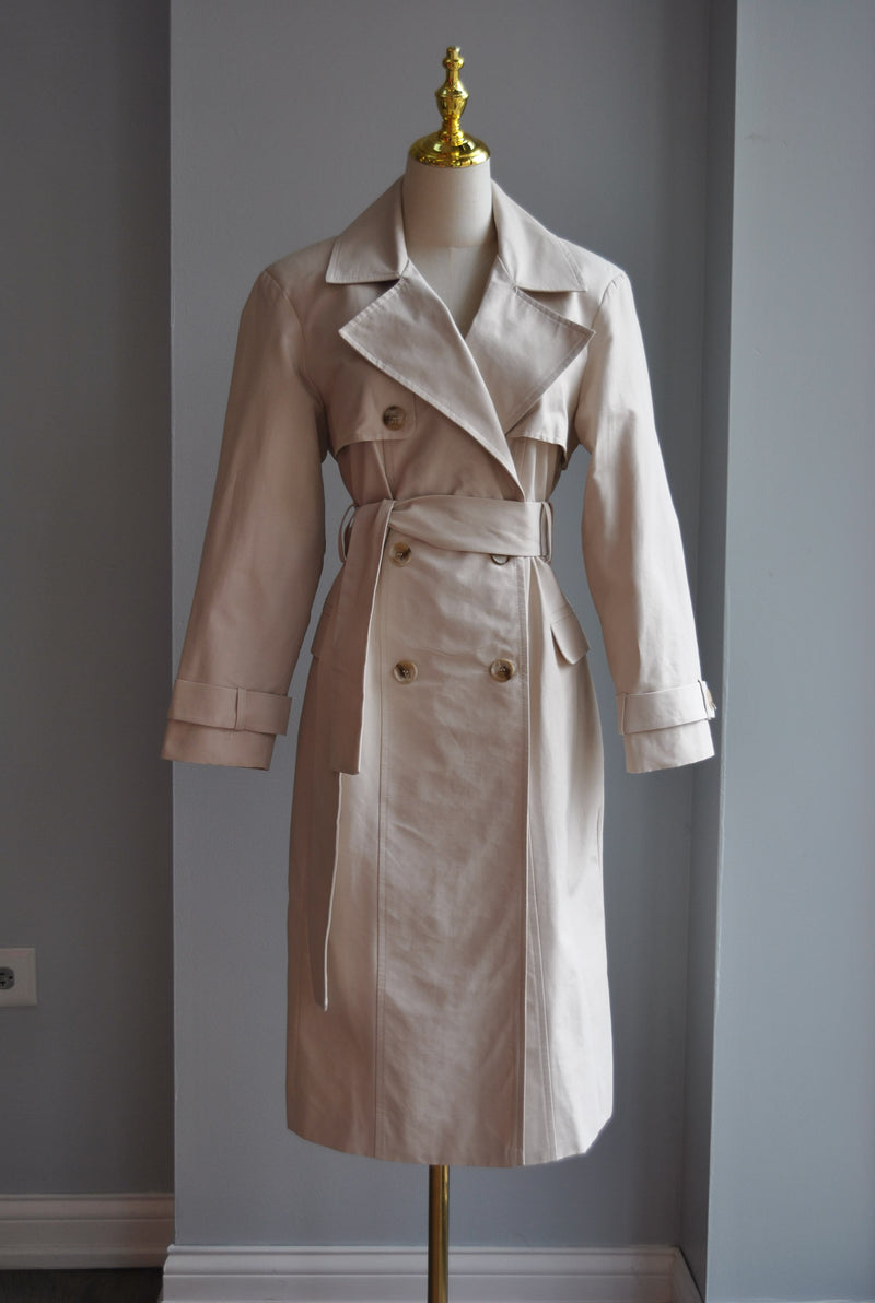 VANILLA SPRING TRENCH COAT
