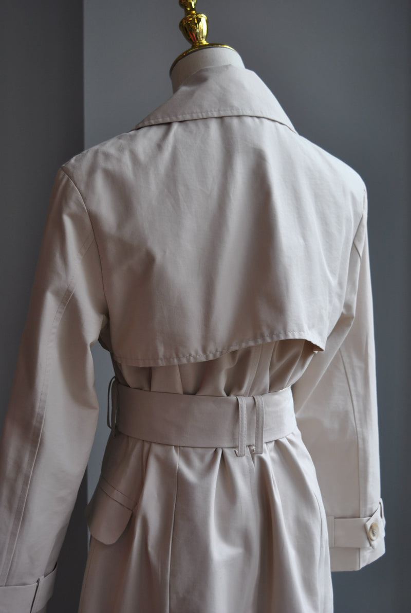 VANILLA SPRING TRENCH COAT