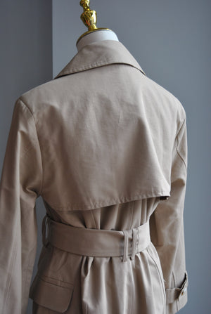 TAUPE SPRING TRENCH COAT