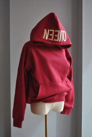 QUEEN SWEATSHIRT - BURGUNDY