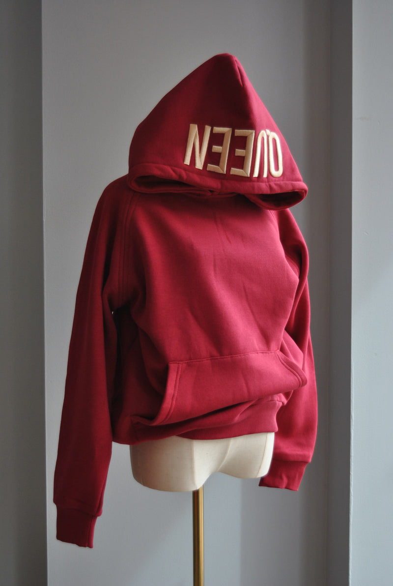 QUEEN SWEATSHIRT - BURGUNDY