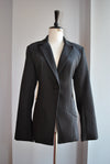 BLACK BLAZER WITH CRYSTALS