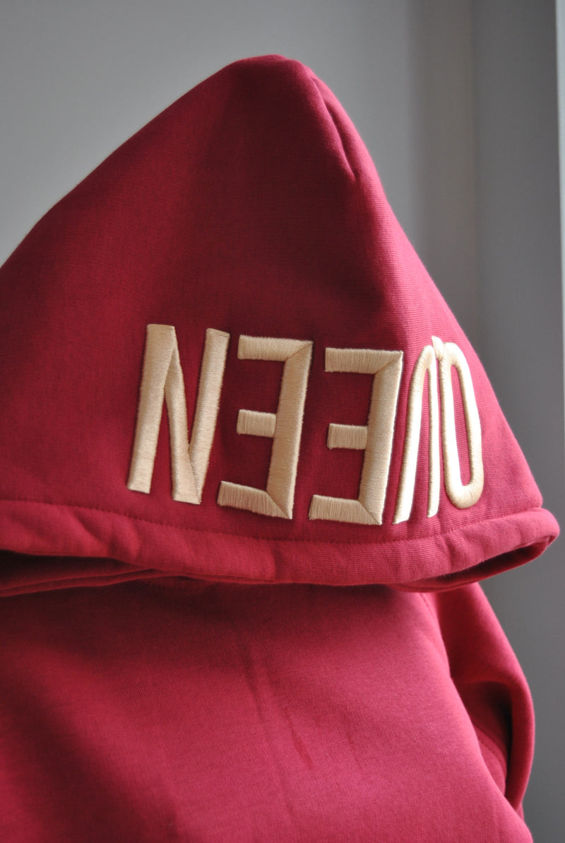 QUEEN SWEATSHIRT - BURGUNDY
