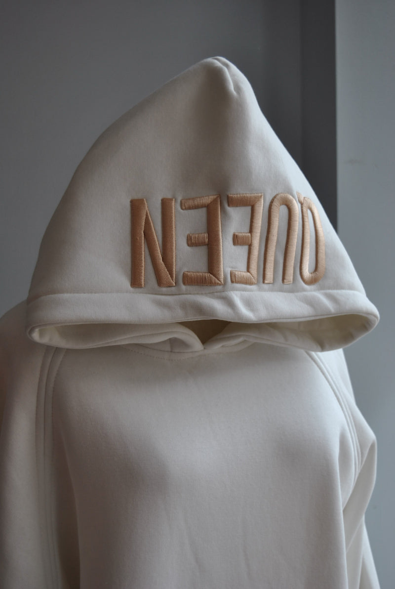 QUEEN SWEATSHIRT - OFF WHITE