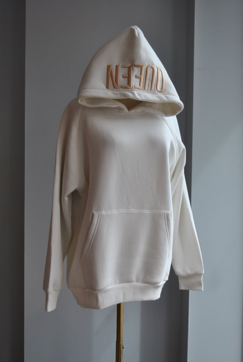 QUEEN SWEATSHIRT - OFF WHITE