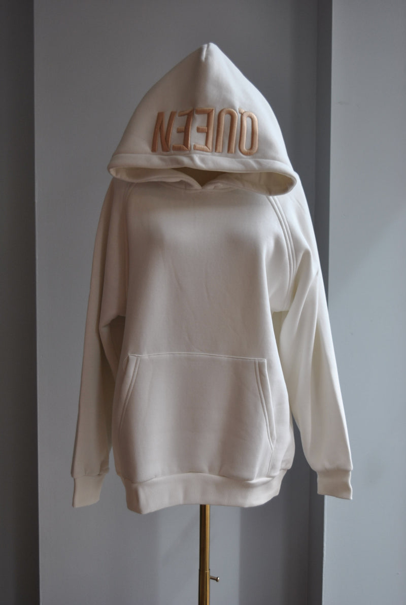 QUEEN SWEATSHIRT - OFF WHITE