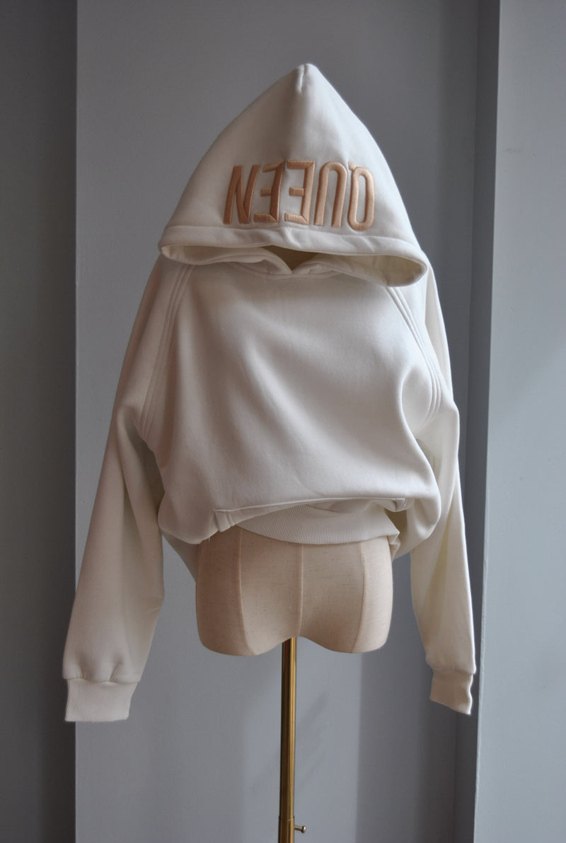 QUEEN SWEATSHIRT - OFF WHITE