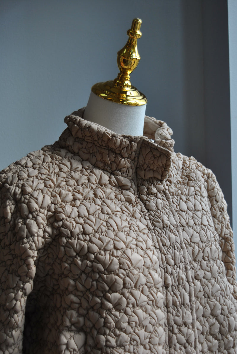 BEIGE CROPPED PRE-FALL JACKET