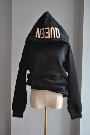 QUEEN SWEATSHIRT - BLACK