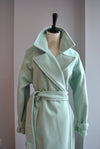 MINT SPRING OVERSIZED MIDI COAT WITH A BELT