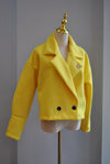 YELLOW SPRING CROPPED JACKET