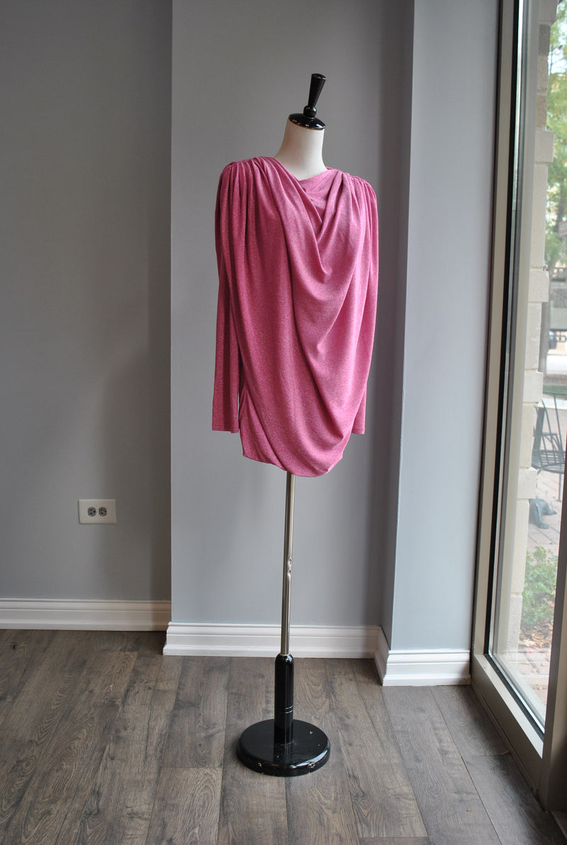CLEARANCE - CANDY  PINK MINI PARTY DRESS WITH OPEN BACK
