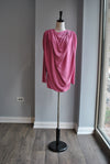 CLEARANCE - CANDY  PINK MINI PARTY DRESS WITH OPEN BACK