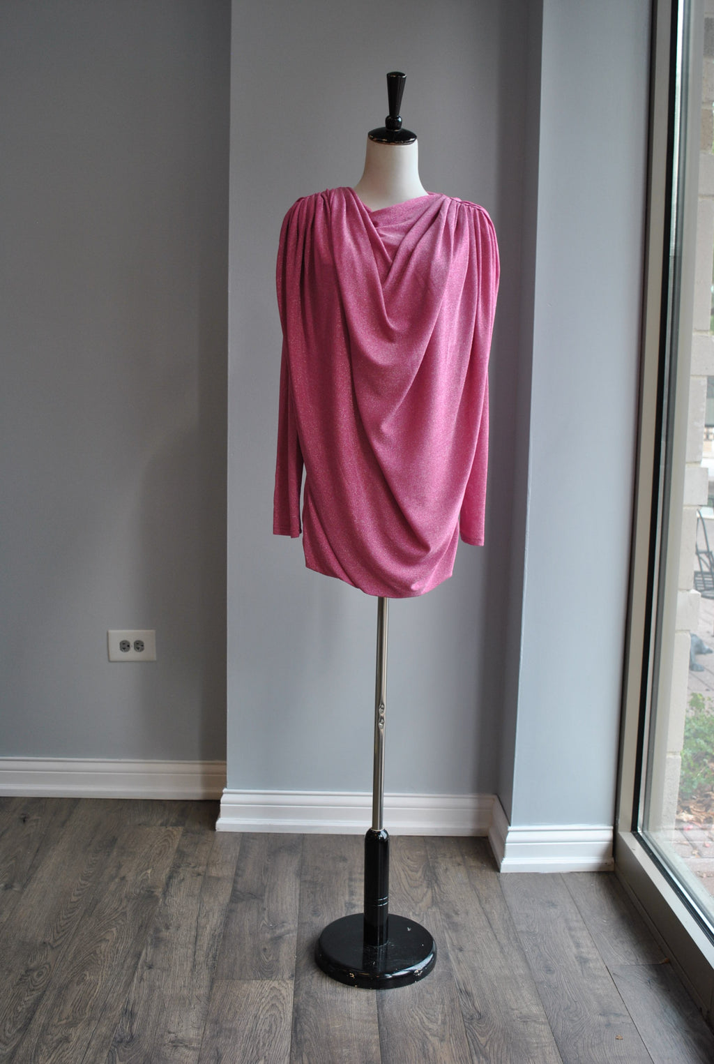 CLEARANCE - CANDY  PINK MINI PARTY DRESS WITH OPEN BACK