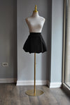 BLACK MINI SPRING SKORT