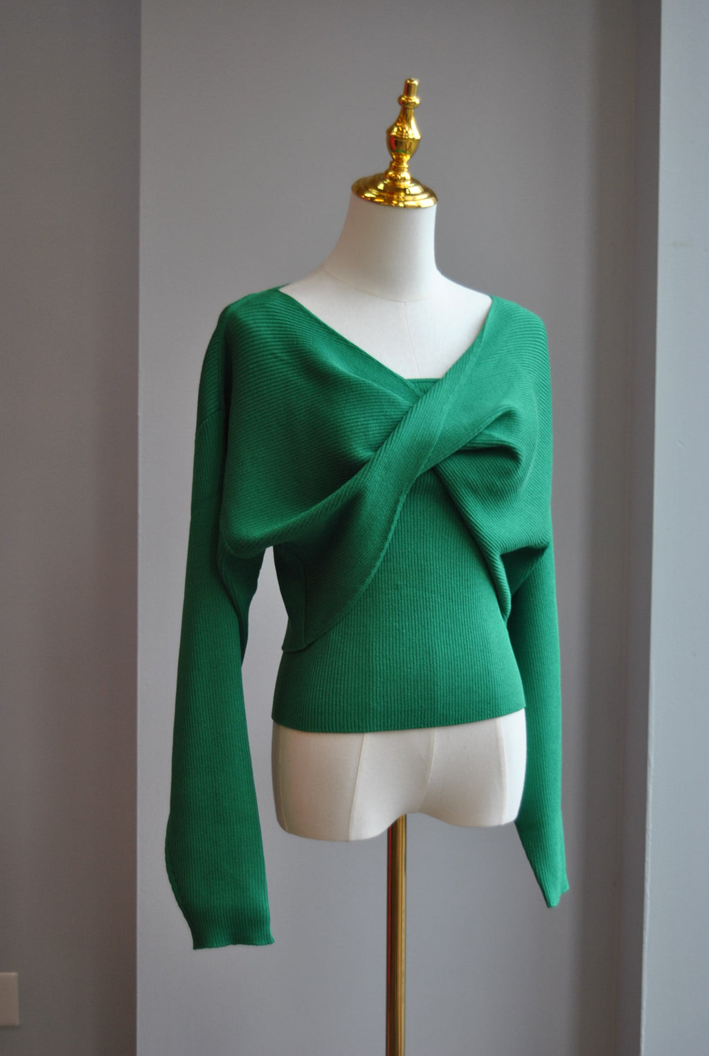 GREEN SWEATER SET