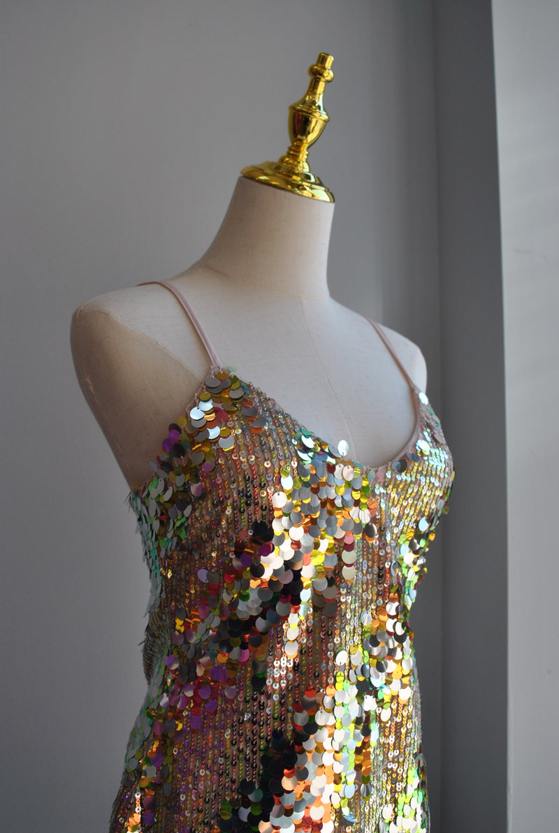 ROSE GOLD SEQUIN MINI SUMMER TUNIC DRESS ROSE GOLD SEQUIN MINI SUMMER TUNIC DRESS