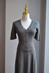 GREY SET WITH STUDS