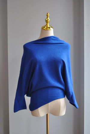 ROYAL BLUE SWEATER TOP