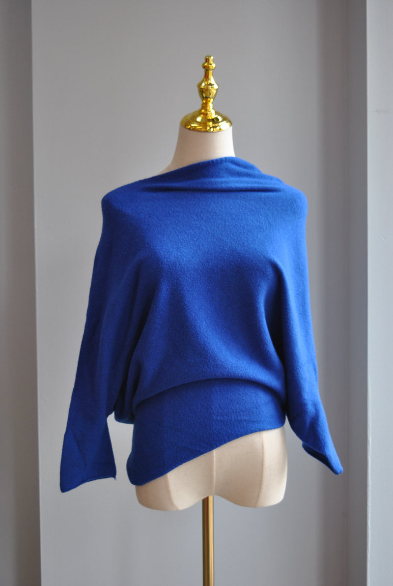 ROYAL BLUE SWEATER TOP