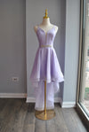 CLEARANCE - LAVENDER HIGH AND LOW DRESS WITH CRYSTAL BELT
