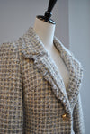 GREY AND GOLD TWEED COST