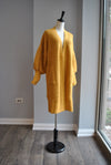 MUSTARD OPEN STYLE SWEATER CARDIGAN