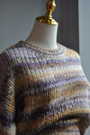 PURPLE MULTI SWEATER
