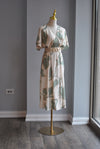VANILLA AND SAGE  MIDI DRESS WITH A BELT