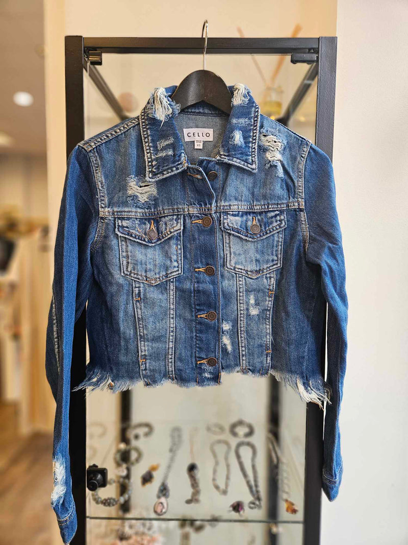 JEAN JACKET - DARK WASH