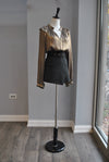 GOLD FLOWY TOP