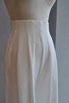 WHITE FLAIR HIGH WAISTED PANTS