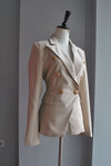 BEIGE DOUBLE BREASTED BLAZER