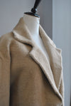 BEIGE SIMPLE ALPAKA COAT