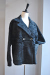 BLACK SHORT ALPAKA JACKET