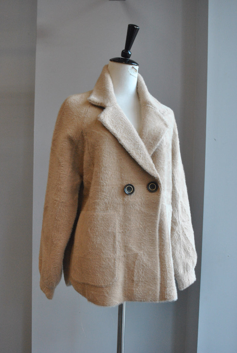BEIGE ALPAKA JACKET
