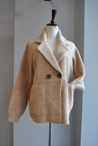 BEIGE SPRING DOUBLE BREASTED JACKET