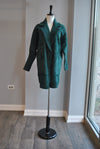 EMERALD GREEN SIMPLE ALPAKA COAT