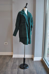 EMERALD GREEN SIMPLE ALPAKA COAT