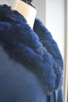 NAVY POM POM WRAP