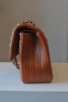 CARAMEL GUILTER SHOULDER BAG