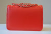 RED SMALL GUILTED CROSSBODY BAG
