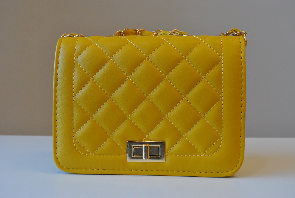 MUSTARD CROSSBODY HANDBAG