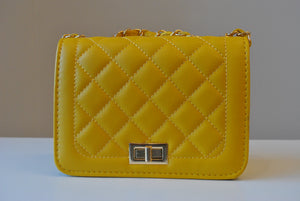 MUSTARD CROSSBODY HANDBAG