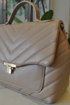 TAUPE SATCHEL BAG