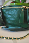 EMERALD GREEN CROSSBODY