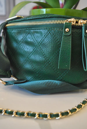 EMERALD GREEN CROSSBODY