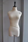 SAND COLOR ASYMMETRIC CROPPED FIT TOP WITH HIGH NECK