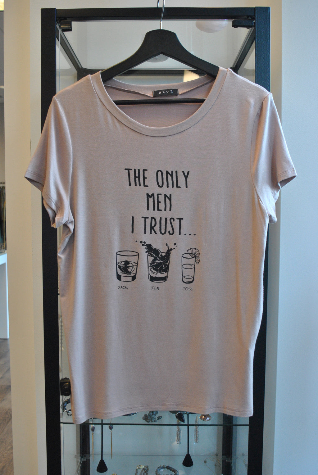 GRAPHIC T-SHIRT - TAUPE